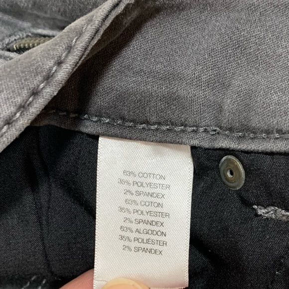 Kenneth Cole Grey Skinny Jeans Size 10 - Picture 6 of 8